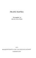 Cover of: Franz Kafka by Heinz Politzer