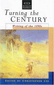 Cover of: Turning the century by edited by Christopher Lee.