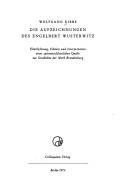Die Aufzeichnungen des Engelbert Wusterwitz by Wolfgang Ribbe