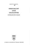 Cover of: Ehrfurcht und Gelächter: literarische Essays.