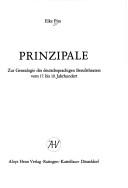Cover of: Prinzipale: zur Genealogie d. deutschsprachigen Berufstheaters vom 17. bis 19. Jahrhundert
