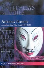 Cover of: Anxious nation by Walker, David