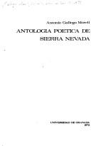 Cover of: Antología poética de Sierra Nevada.