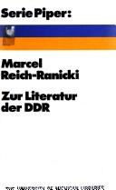 Cover of: Zur Literatur der DDR