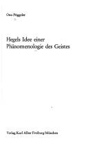 Cover of: Hegels Idee einer Phänomenologie des Geistes