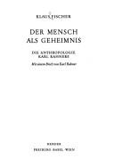 Cover of: Der Mensch als Geheimnís: die Anthropologie Karl Rahners