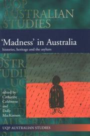 Cover of: Madness in Australia (UUQPAustralian Studies)