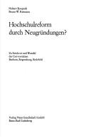 Cover of: Hochschulreform durch Neugründungen? by Hubert Raupach, Hubert Raupach