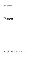 Cover of: Platon