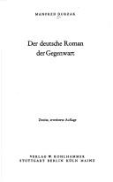 Cover of: Der deutsche Roman der Gegenwart