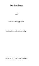 Der Bundesrat by Gebhard Ziller