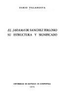 Cover of: El Jarama de Sánchez Ferlosio by Darío Villanueva