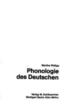 Cover of: Phonologie des Deutschen