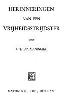 Cover of: Herinneringen van een vrijheidsstrijdster.