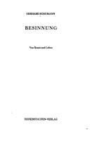 Cover of: Besinnung: von Kunst und Leben.