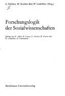 Cover of: Forschungslogik der Sozialwissenschaften. by Gerald Eberlein