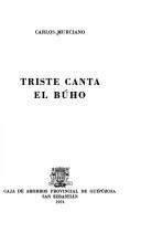 Cover of: Triste canta el búho