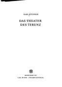 Cover of: Das Theater des Terenz by Karl Büchner