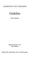 Cover of: Gedichte: eine Auswahl