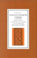 A choice of Anglo-Saxon verse by R. F. S. Hamer, R. Hamer