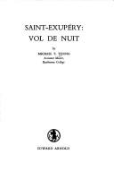 Cover of: Saint-Exupéry: Vol de nuit