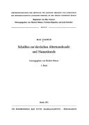 Cover of: Schriften zur slavischen Altertumskunde und Namenkunde.