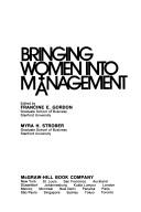 Cover of: Bringing women into management