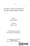 Cover of: National health insurance by Sun Valley Forum on National Health.