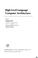 Cover of: High-level language computer architecture