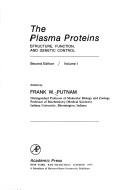 Cover of: The plasma proteins by Putnam, Frank W.