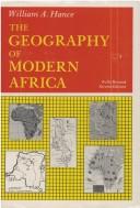 Cover of: The geography of modern Africa