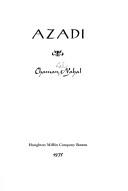 Cover of: Azadi by Chaman Lal Nahal