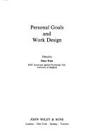 Cover of: Personal goals and work design