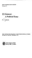 Cover of: Greece: a political essay