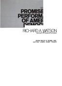 Cover of: Promise and performance of American democracy by Richard Abernathy Watson