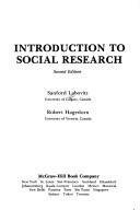 Cover of Introduction to social research by sanford labovitz