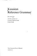 Kusaiean reference grammar by Yi, Ki-dong