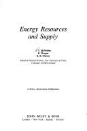 Cover of: Energy resources and supply