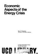 Cover of: Economic aspects of the energy crisis