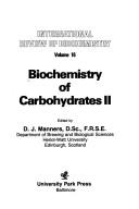 Cover of: Biochemistry of carbohydrates
