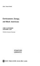 Cover of: Environment, energy, and Black Americans | John M. Ostheimer
