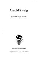 Cover of: Arnold Zweig by George Salamon