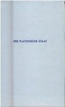 Cover of: platonische Staat