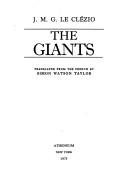 Cover of: The giants by J. M. G. Le Clézio