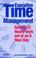 Cover of: Executive Time Management