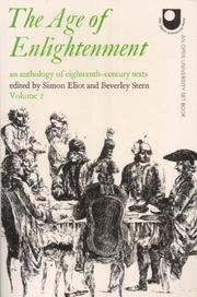 Cover of: The Age of Enlightenment by Simon Eliot, Beverley Stern