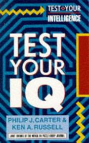 Cover of: Test your IQ