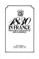 Cover of: 1830 in France