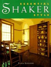 Cover of: Essential Shaker style