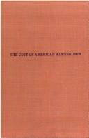 Cover of: The cost of American almshouses